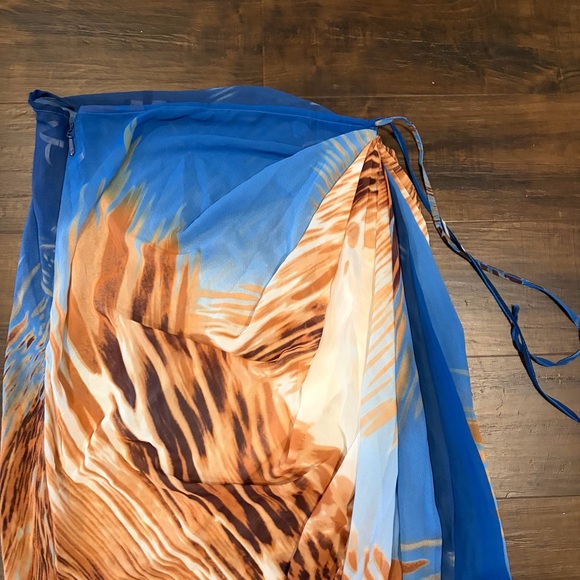 JLUXLABEL Royal Versailles Strapless Bodysuit Maxi Skirt Set NWT L - Picture 10 of 13